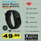 [a101] Piranha Nabız Ölçerli Akıllı Bileklik 49,95TL!