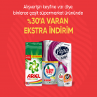 [hepsiburada] Binlerce Çeşit Süpermarket Ürünlerinde İndirimli Fiyatlara Ek %30 İNDİRİM!