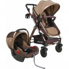 [Gittigidiyor] Wellgro 2018 Preleo İki Yönlü Seyahat Sistem Bebek Arabası Gold Brown - 749.90 TL