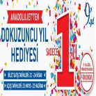 AnadoluJet 9. Yıl Kampanyası 1TL'ye Uçak Bileti (23 Mayıs - 22 Haziran 2017 Uçuşları İçin)