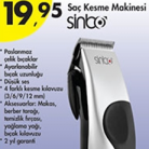 [A101] Sinbo Saç Kesme Makinesi
