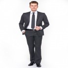 [altinyildizclassics] Siyah-Gri Slim Fit Desenli Takım Elbise - 199TL