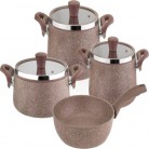 [Amazon Türkiye] Taç Granit Plus Prizma 7 Parça Tencere Seti 454TL - 22.03.2019