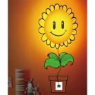 Ayçiçeği Sticker Duvar Lambası