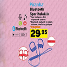 [a101] Piranha Bluetooth Spor Kulaklık 29.95 TL - 15.02.2018