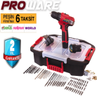 [BIM] Proware Çift Akülü Vidalama Seti 165 Parça 395.00TL - 29 Mart 2019