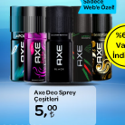 [Carrefoursa] 31 Mart'a Özel Axe ve Rexona Deodorantlar Ücretsiz Kargo ve 5TL