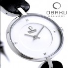 Deri Kordon 26 mm Çap Obaku Bayan Kol Saati - V106LCWRB