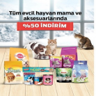 [Kipa] Tüm Evcil Hayvan Mama ve Aksesuarlarında %50 İNDİRİM!