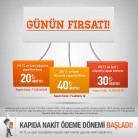 Flo Günün Fırsatı 100TL'ye 20TL, 150TL'ye 30TL, 200TL'ye 40TL Hediye