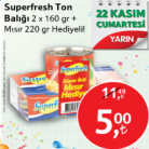 [Kipa] 2 x Superfresh Ton Balığı + 220gr Mısır 5TL