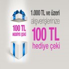 Kliksa'da 1000TL Alışverişlerde 100TL Hediye Çeki Kazan