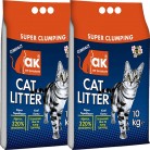 [N11] Akkum Pudra Kokulu Kalın Taneli Topaklanan 2 x 10 kg Kedi Kumu 44TL - 23.07.2019
