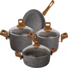 [N11] Karaca Silver Stone Bio 7 Parça Döküm Granit Tencere Seti 595TL - 29.05.2019