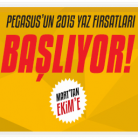 Pegasus 2015 Yaz Fırsatları