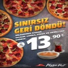 Pizza Hut Sınırsız Pizza Kampanyası