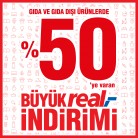 [Real] Gida Disi Ürünlerde 50% Indirim Firsati